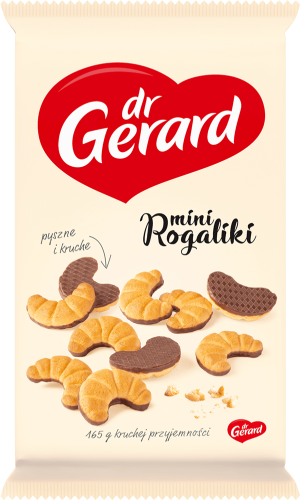 dr Gerard Mini rogaliki z polewą kakaową 165 g dr Gerard Mini rogaliki z polewą kakaową 165 g
