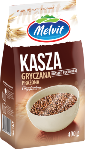 Melvit Kasza Gryczana 400 g Folia Melvit Kasza Gryczana 400 g Folia