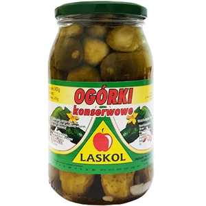 Laskol Ogórki konserwowe 900 ml Laskol Ogórki konserwowe 900 ml