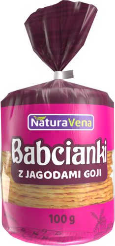 NaturAvena Babcianki z jagodami goji 100 g NaturAvena Babcianki z jagodami goji 100 g
