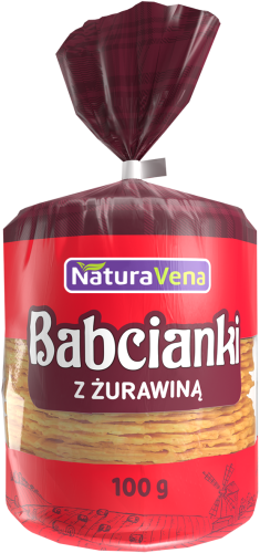 NaturAvena Babcianki z żurawiną 100 g NaturAvena Babcianki z żurawiną 100 g