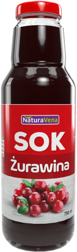 NaturAvena Sok z żurawiny 750 ml NaturAvena Sok z żurawiny 750 ml