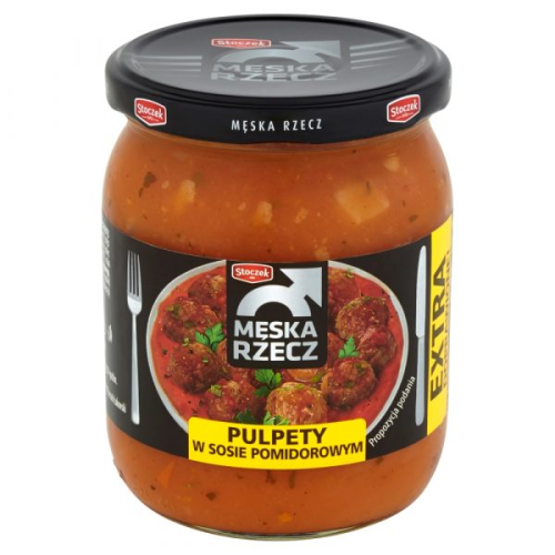 Stoczek Męska Rzecz Klopsy w sosie pomidorowym 500 g Stoczek Męska Rzecz Klopsy w sosie pomidorowym 500 g