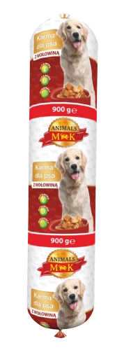 MK Animals Karma dla psa z wołowiną baton 900 g MK Animals Karma dla psa z wołowiną baton 900 g