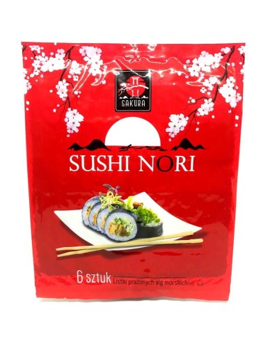 Sakura Liście Alg Morskich 6 sztuk 17 g Sakura Liście Alg Morskich 6 sztuk 16,8 g