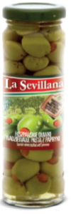 La Sevillana Oliwki zielone z papryką 156 ml