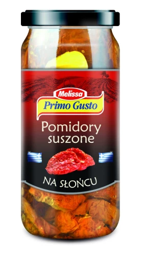 Mellisa Primo Gusto Suszone pomidory w oleju 340 g Mellisa Primo Gusto Suszone pomidory w oleju 340 g