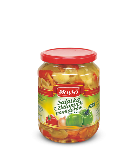 Mosso Sałatka Zielone pomidory 720 ml Mosso Sałatka Zielone pomidory 720 ml