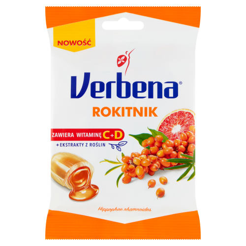 Verbena Ziołowe cukierki rokitnik 60 g Verbena Ziołowe cukierki rokitnik 60 g