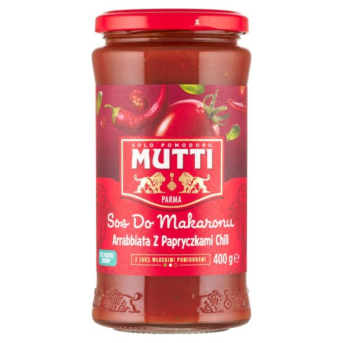 Mutti Sos pomidorowy z papryczkami chili 400 g