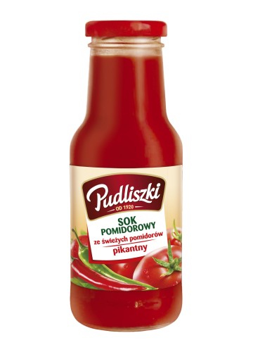 Pudliszki Sok pomidorowy pikantny 300 g Pudliszki Sok pomidorowy pikantny 300 g