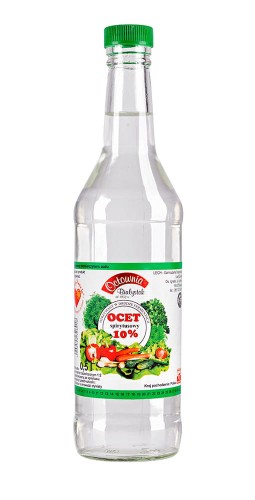 Octownia ocet spirytusowy 10% 0,5 l Octownia Ocet Spirytusowy 10% but. szklana 0,5 l