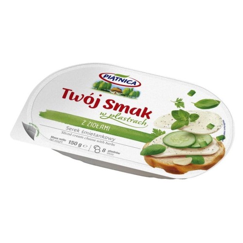 Piątnica Milandia Ogród Smaków Ser twarogowy z mascarpone cebulka szalotka i zioła 150 g Piątnica Milandia Ogród Smaków Ser twarogowy z mascarpone cebulka szalotka i zioła 150 g