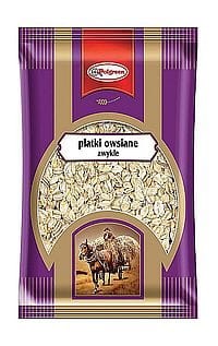 Polgreen Płatki Owsiane Zwykłe 500 g Folia Polgreen Płatki Owsiane Zwykłe 500 g Folia