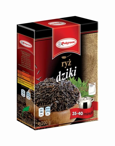 Polgreen Ryż Dziki 200 g Polgreen Ryż Dziki 2x100 g
