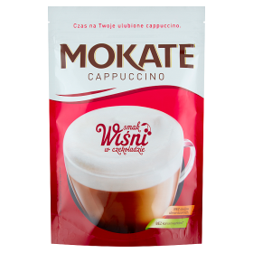 Mokate Cappuccino smak wiśni w czekoladzie 110 g Mokate Cappuccino smak wiśni w czekoladzie 110 g