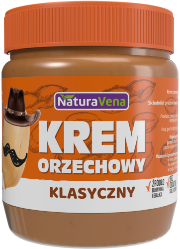 NaturAvena Krem orzechowy bez soli, bez cukru 340 g NaturAvena Krem orzechowy bez soli, bez cukru 340 g