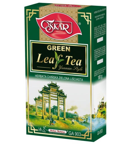 Oskar Herbata liściasta GreenTea 100 g Oskar Herbata liściasta GreenTea 100 g