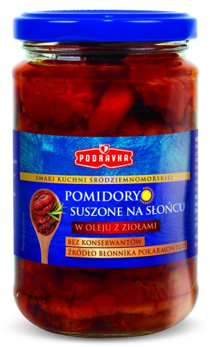 Podravka Pomidory suszone w oleju z ziołami 270 g