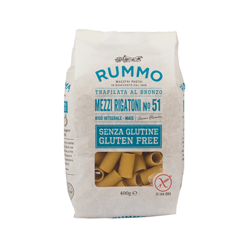 Rummo Makaron Rurki nacinane bezglutenowe 400 g Rummo Makaron Rurki nacinane bezglutenowe 400 g