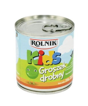 Rolnik Kids Groszek drobny 212 ml Rolnik Kids Groszek drobny 212 ml