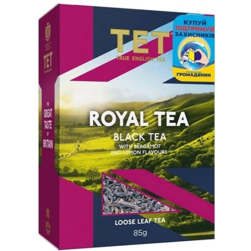 TET Royal Tea Herbata czarna liściasta 85 g TET Royal Tea Herbata czarna liściasta 85 g