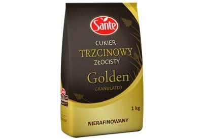 Sante Golden Granulated Cukier trzcinowy złocisty nierafinowany 1 kg Sante Golden Granulated Cukier trzcinowy złocisty nierafinowany 1 kg