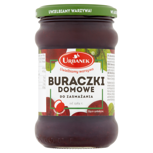 Urbanek Buraczki domowe do zasmażania 290 g Urbanek Buraczki domowe do zasmażania 290 g