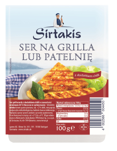 Temar SIRTAKIS Ser na grilla lub patelnię z chilli 100 g