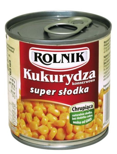 Rolnik Kukurydza konserwowa 212 ml Rolnik Kukurydza konserwowa 212 ml