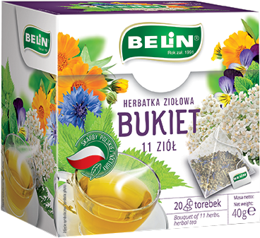 Belin Bukiet 11 ziół – herbatka ziołowa 20x2 g Belin Bukiet 11 ziół – herbatka ziołowa 20x2 g