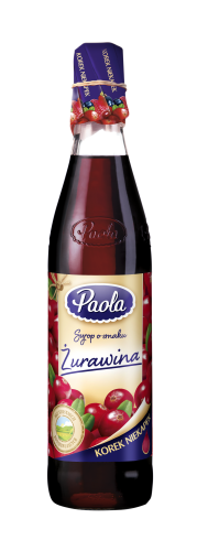 Paola Syrop żurawina 430 ml Paola Syrop żurawina 430 ml