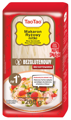 TaoTao Makaron ryżowy nitki 200 g TaoTao Makaron ryżowy nitki 200 g