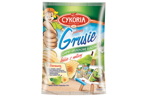 Cykoria CHIPSY GRUSZKOWE GRUSIE 30 g Cykoria CHIPSY GRUSZKOWE GRUSIE 30 g