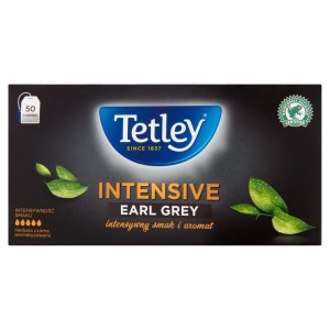 Tetley Intensive Earl Grey herbata czarna aromatyzowana 100 g
