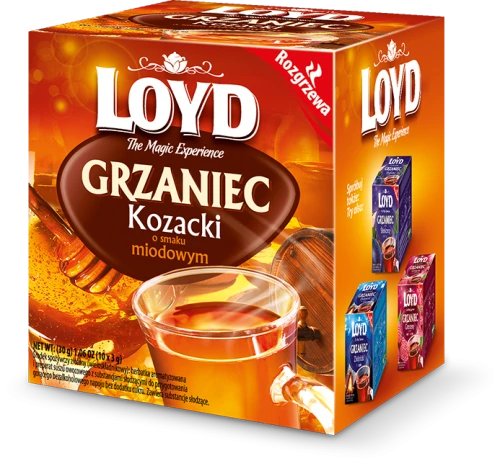 Loyd Grzaniec kozacki o smaku miodowym herbatka 30 g Loyd Grzaniec kozacki o smaku miodowym Herbatka 30 g (10 torebek)