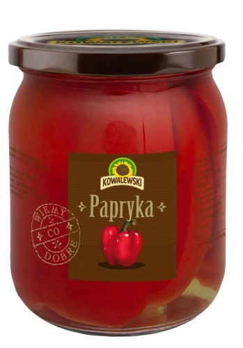 Kowalewski Papryka konserwowa 540 ml Kowalewski Papryka konserwowa 540 ml