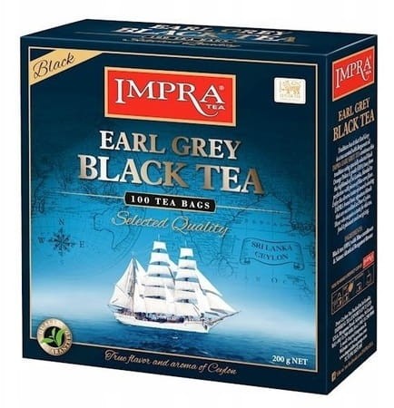 Herbata IMPRA Royal Earl Grey ekspresowa 100 torebek Herbata IMPRA Royal Earl Grey ekspresowa 100 torebek