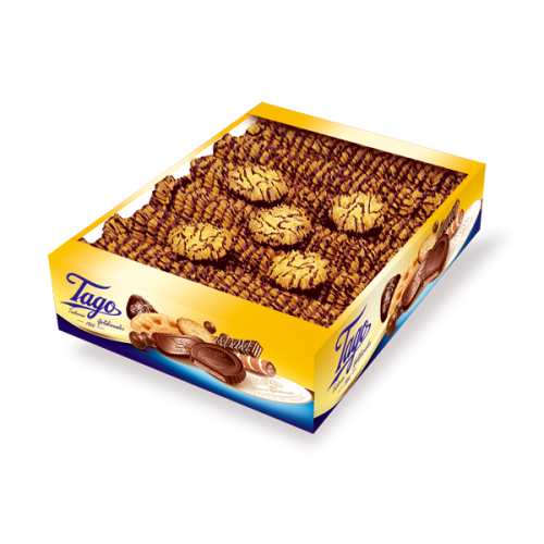 Ciastka Śnieżynki w polewie Tago 2 kg Ciastka Śnieżynki w polewie Tago 2 kg
