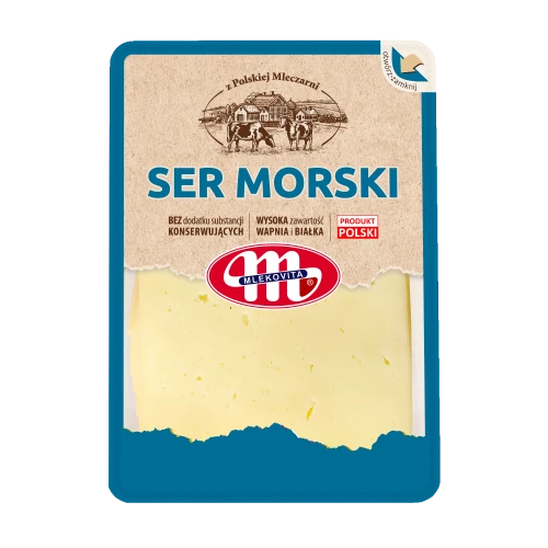Mlekovita Ser Morski plastry 150 g Mlekovita Ser Morski plastry 150 g