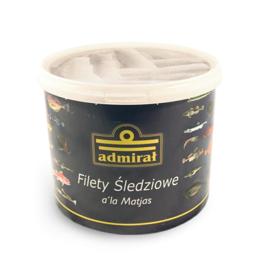 Admirał Filet Śledź Matjas wiaderko 4 kg Admirał Filet Śledź Matjas wiaderko 4 kg