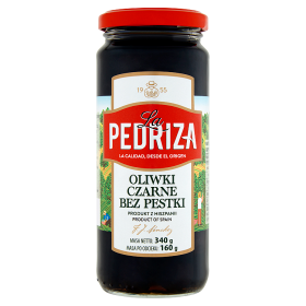 La Pedriza Oliwki czarne bez pestki 340 g La Pedriza Oliwki czarne bez pestki 340 g