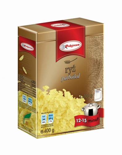 Polgreen Ryż Paraboiled 400 g Polgreen Ryż Paraboiled 4x100 g