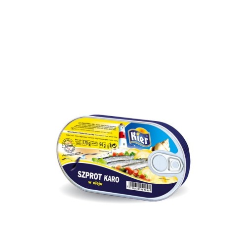 Kier Szprot w oleju Karo 170 g Kier Szprot w oleju Karo 170 g