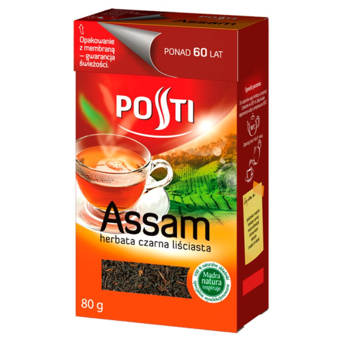Posti Assam Herbata czarna liściasta 80 g Posti Assam Herbata czarna liściasta 80 g