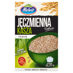 Melvit Kasza Jęczmienna Perłowa 4x100 g Melvit Kasza Jęczmienna Perłowa 4x100 g
