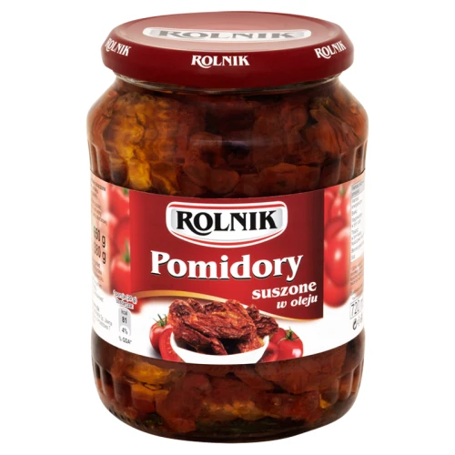 Rolnik Pomidory suszone w oleju 650 g Rolnik Pomidory suszone w oleju 650 g