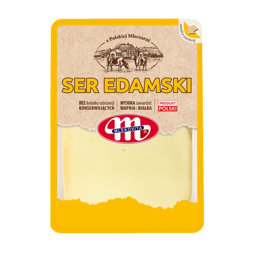 Mlekovita Ser Edamski w plastrach 150 g