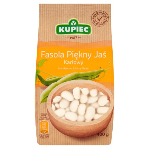 Kupiec Fasola Piękny Jaś karłowy 400 g Kupiec Fasola Piękny Jaś karłowy 400 g
