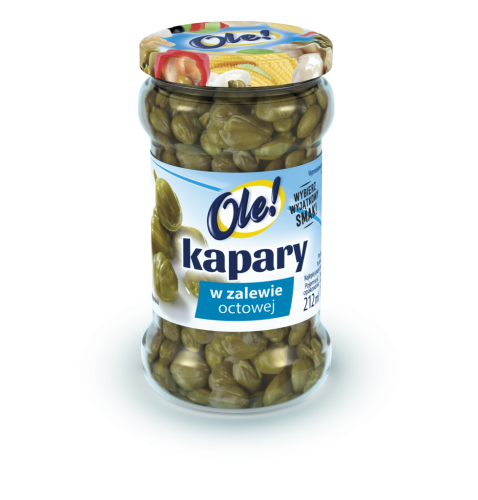 Ole Kapary w zalewie octowej 212 ml Ole Kapary w zalewie octowej 212 ml